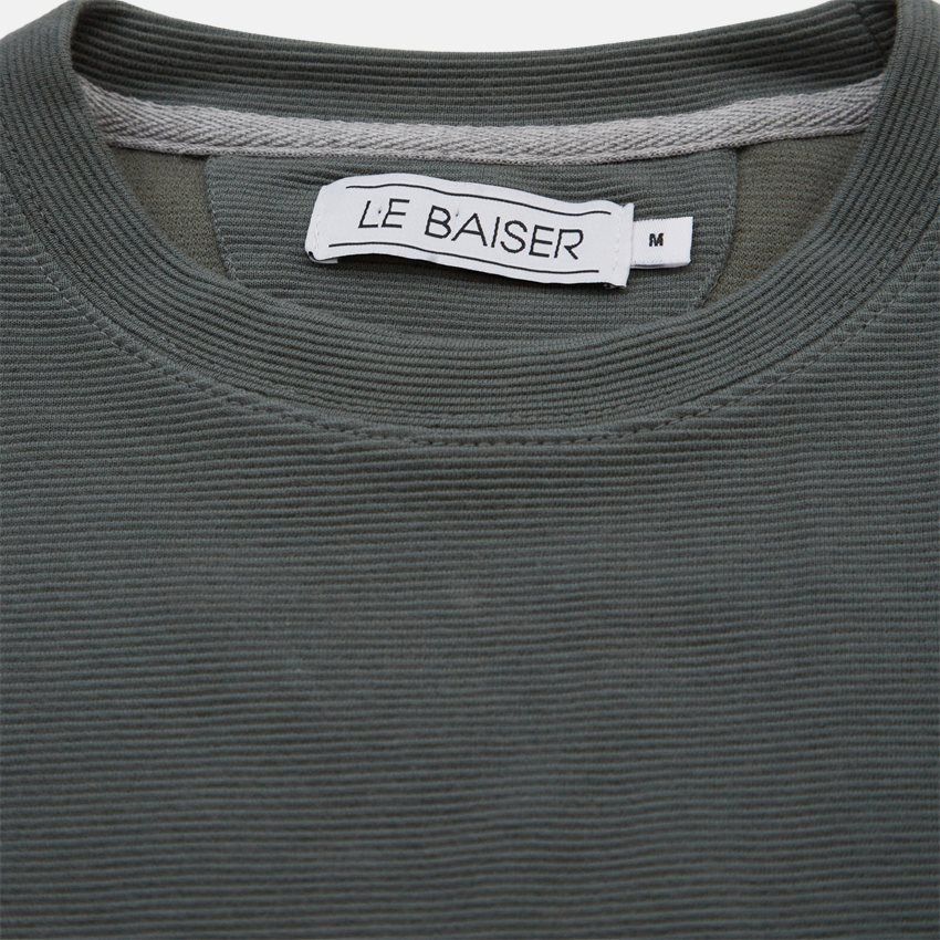 Le Baiser T-shirts FLORES. STEEL GREEN